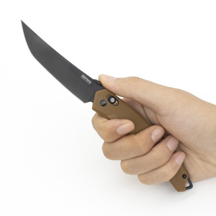 Нож складной SRM 9211-GW, коричневый  