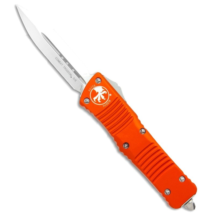 Нож Microtech Combat Troodon Double Edge Satin orange (142-4OR)  