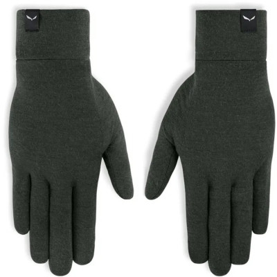 Перчатки Salewa CRISTALLO LINER GLOVES 28214 5280 - M – темно-оливковый