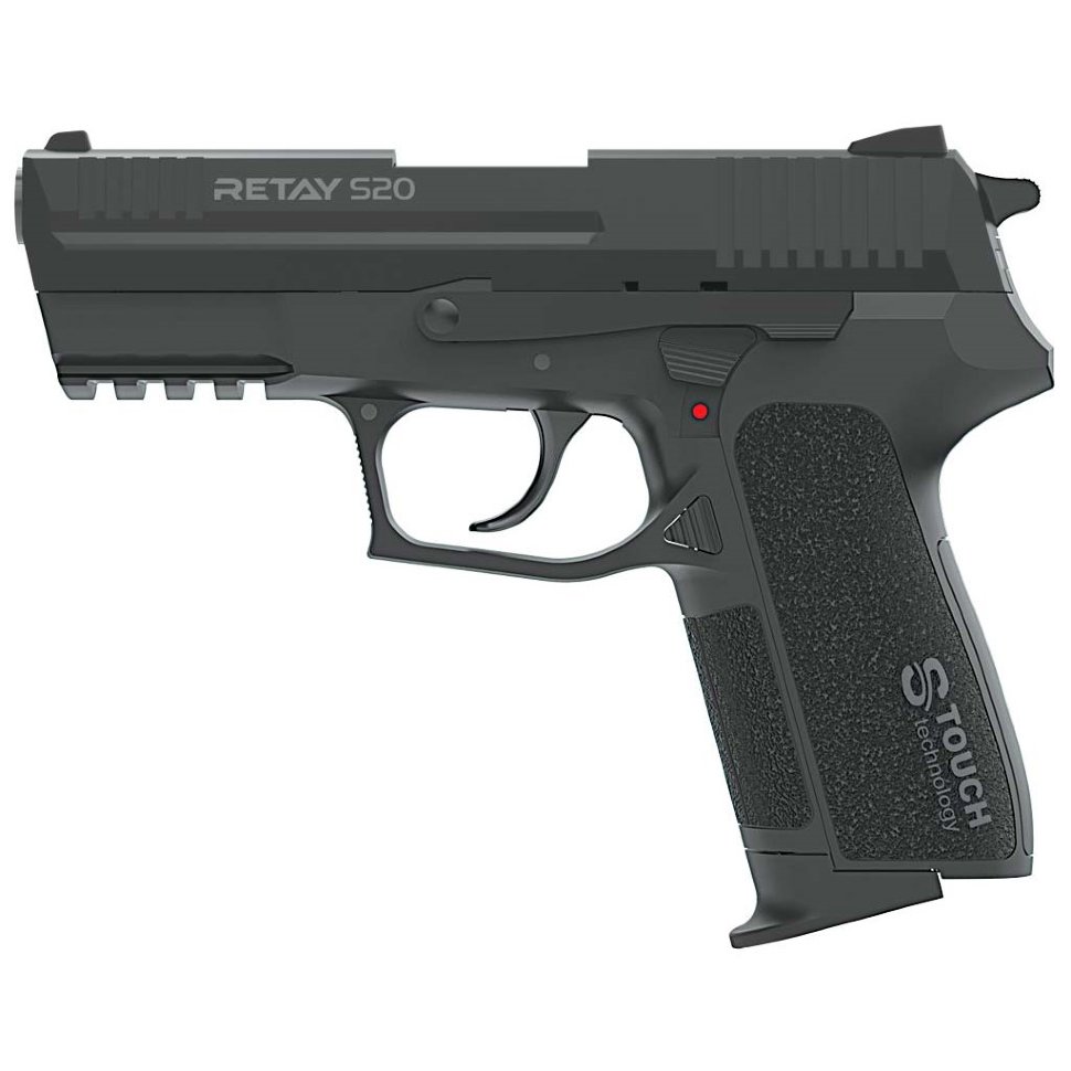 Пистолет стартовый Retay S20 9мм black (S530104B)
