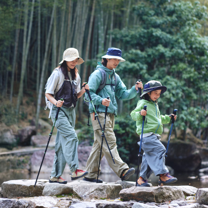 Трекинговая палка 3-сек. Naturehike CNK2550DS010, 55-120 см, алюминий, зеленая  