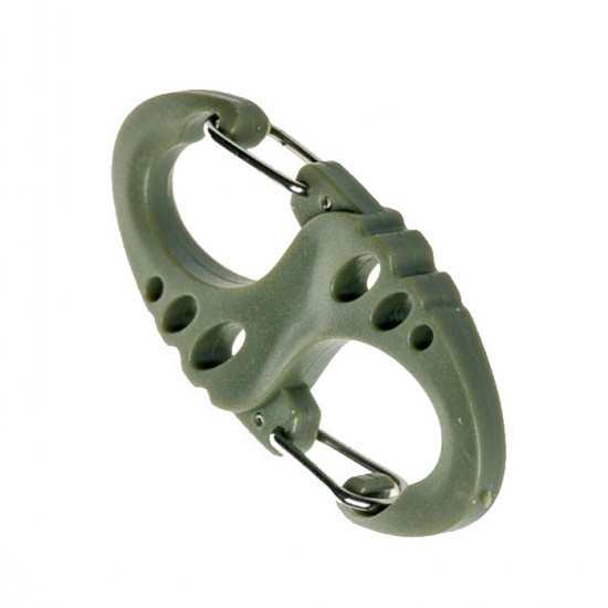 Карабин Tramp TRA-218 s-type, пластиковый, оливковый  