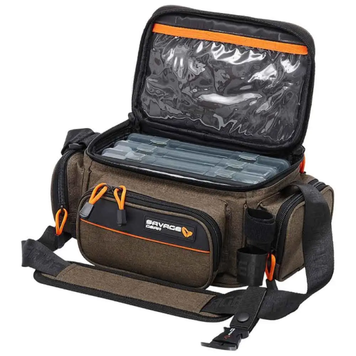 Сумка Savage Gear System Box Bag M 3 Boxes 5 Bags M 3 Boxes 5 Bags 20x40x29cm 12L  