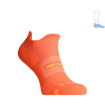 Функциональные носки Protector LowDry летние оранжевые M 40-43