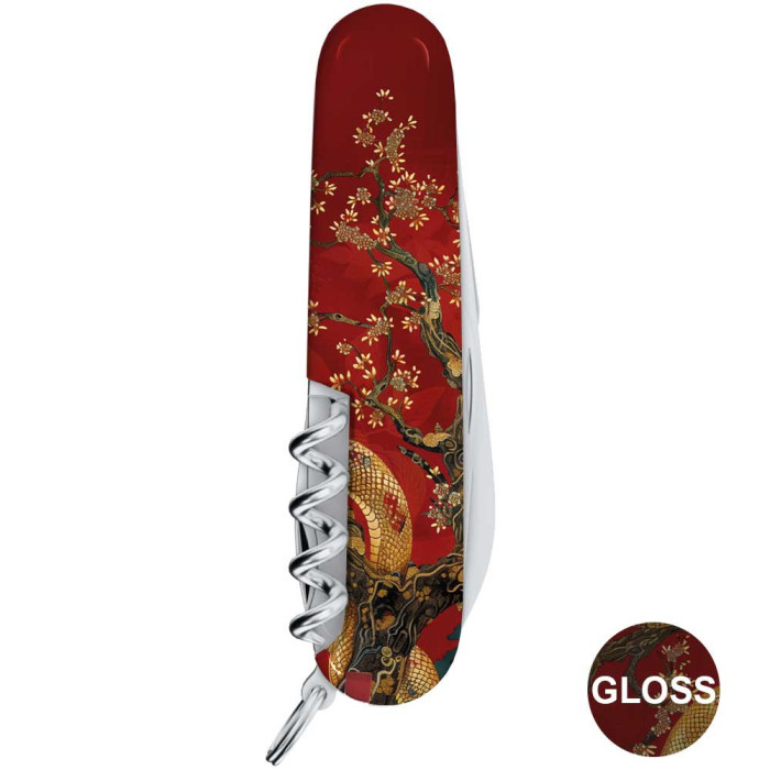 Складной нож Victorinox SPARTAN ZODIAC Золотая змея 1.3603.Z4200pk  