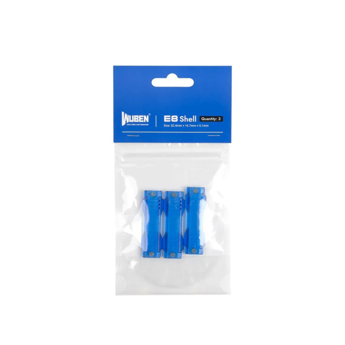 Пластины для фонаря Wuben E8, синий  