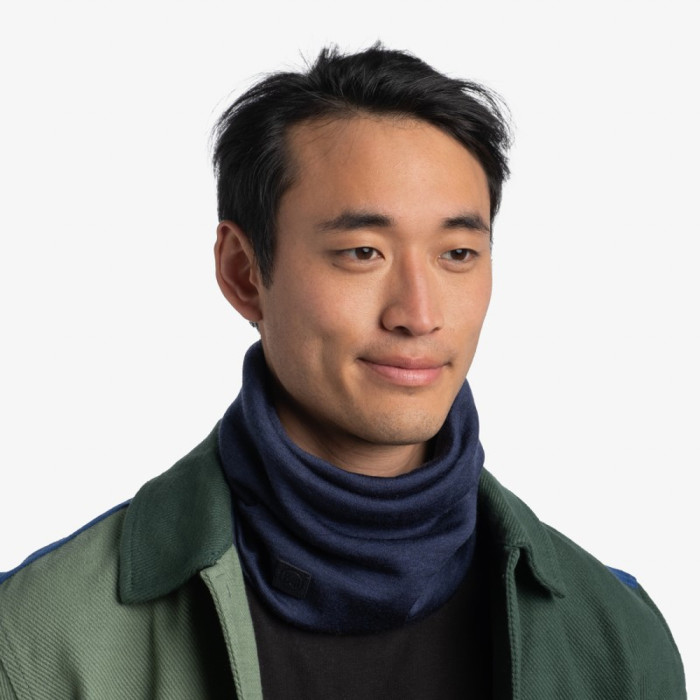 Шарф-труба Buff Heavyweight Merino Wool solid denim  
