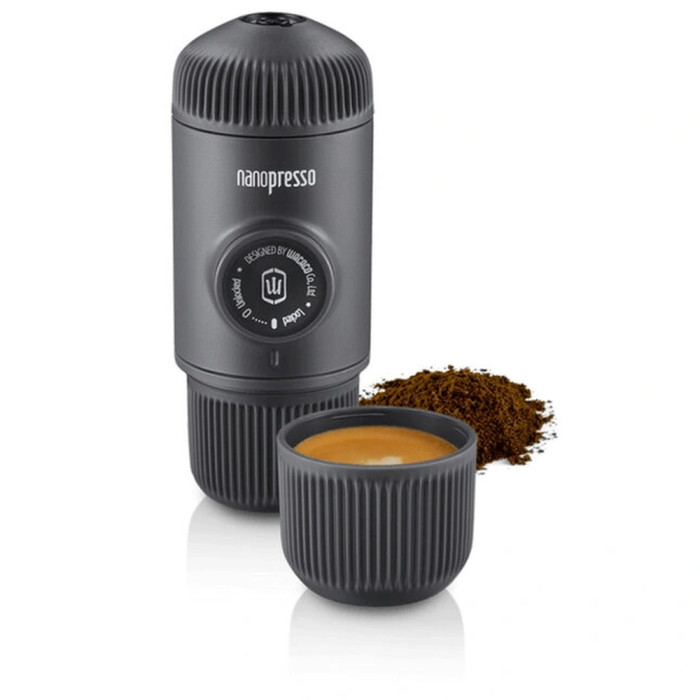 Набор Wacaco Nanopresso: кофеварка, адаптер для капсул и полотенца бариста  