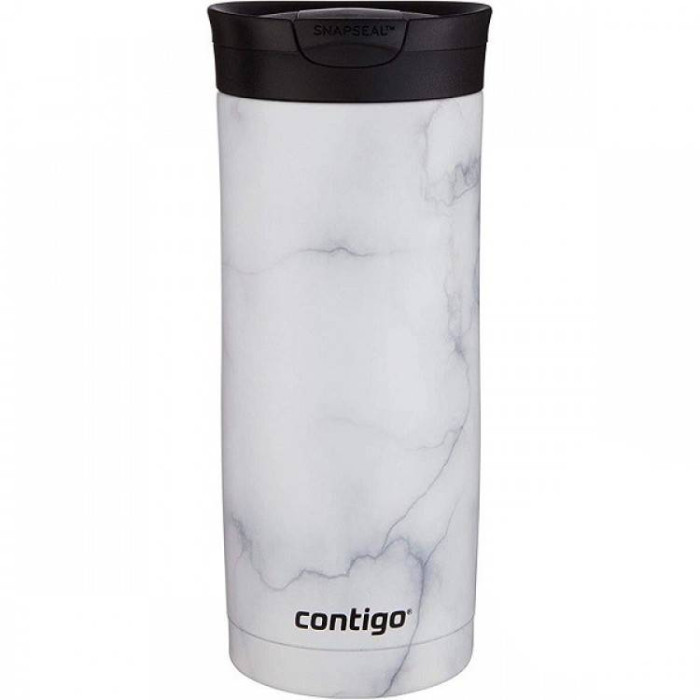 Термокружка Contigo Huron Couture Snapseal 473 мл White Marble 