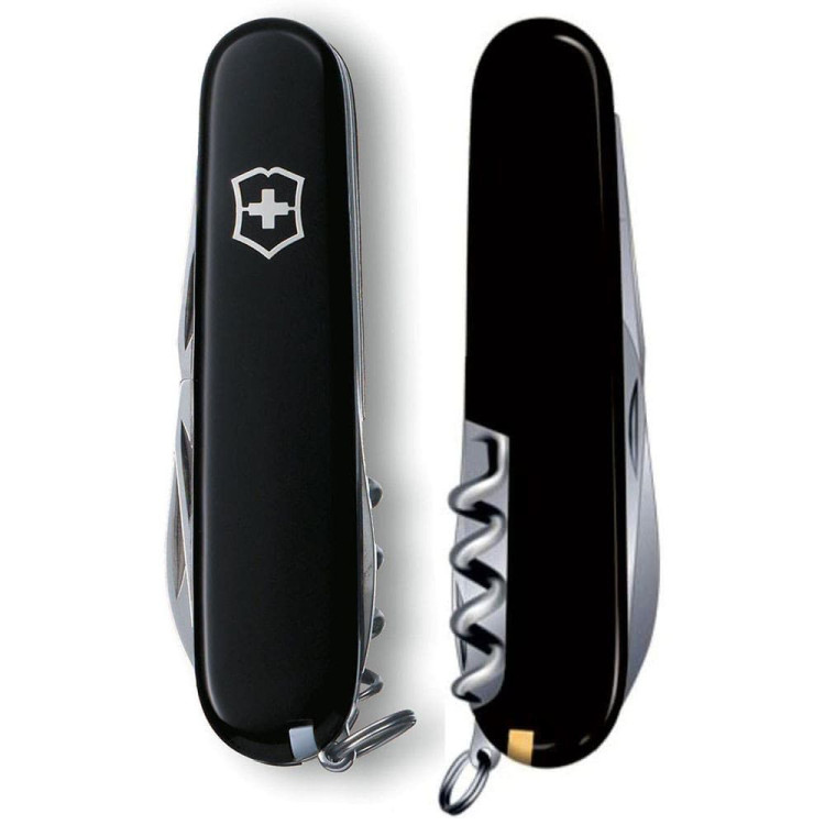 Нож Victorinox Camper 91мм/13функ/черный 
