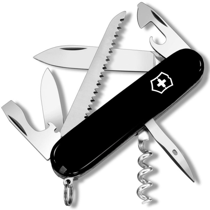 Нож Victorinox Camper 91мм/13функ/черный  
