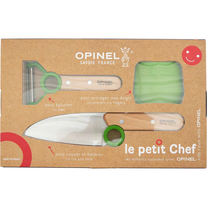 Набор ножей Opinel Le Petite Chef green (002577)  