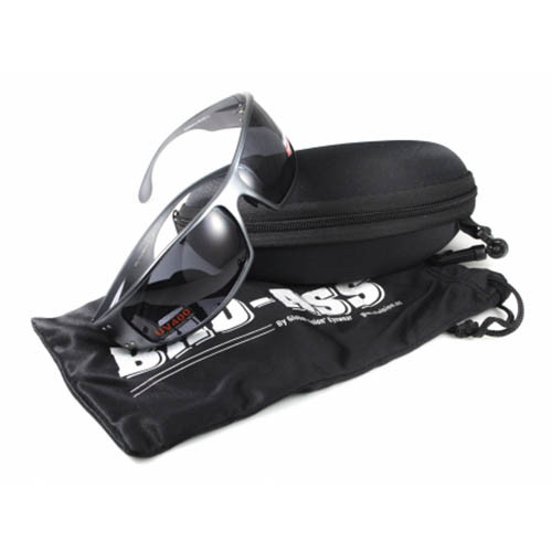 Очки Global Vision BAD-ASS 1 GunMetal (gray) черные в металлической оправе  