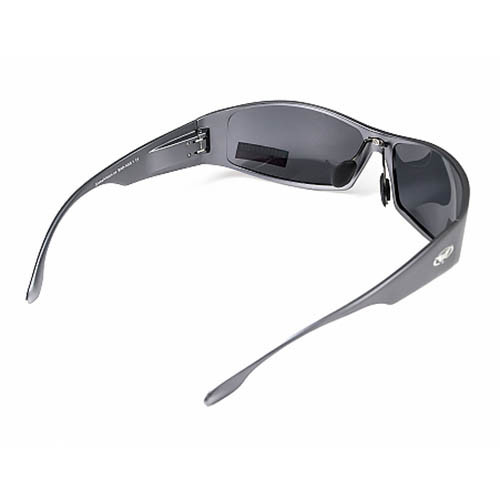 Очки Global Vision BAD-ASS 1 GunMetal (gray) черные в металлической оправе  