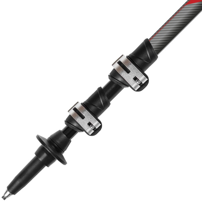 Треккинговые палки Vipole Carbontrek QL Roundhead DLX S1907  