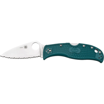 Нож Spyderco Leafjumper, serrated blue (C262SBLK390)