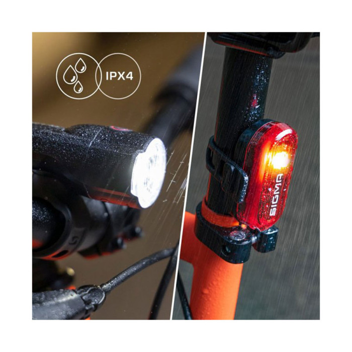 Фонарь Sigma Sport Aura 30/Curve K-Set  