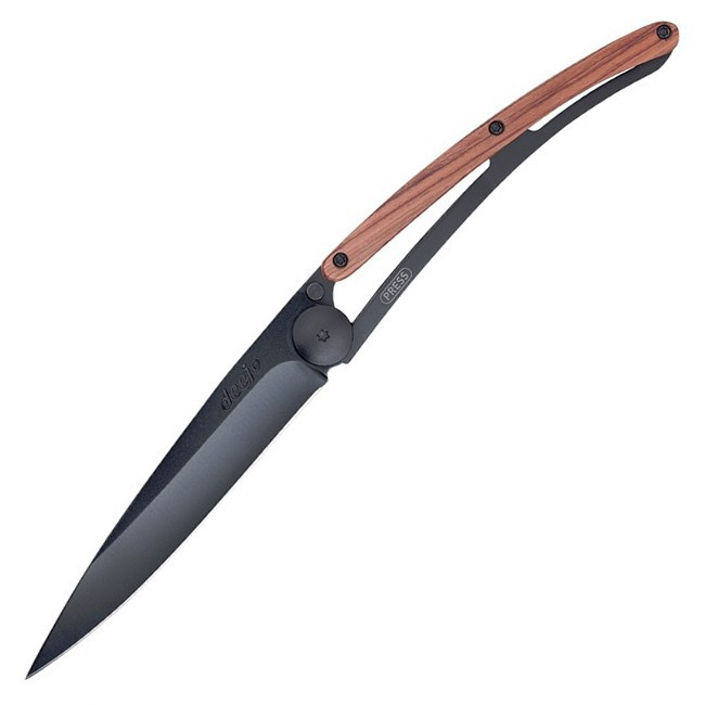 Нож Deejo Wood Black 37 g, Rosewood 