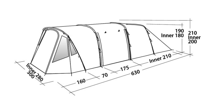 Палатка Easy Camp Palmdale 500 Lux, 43273  