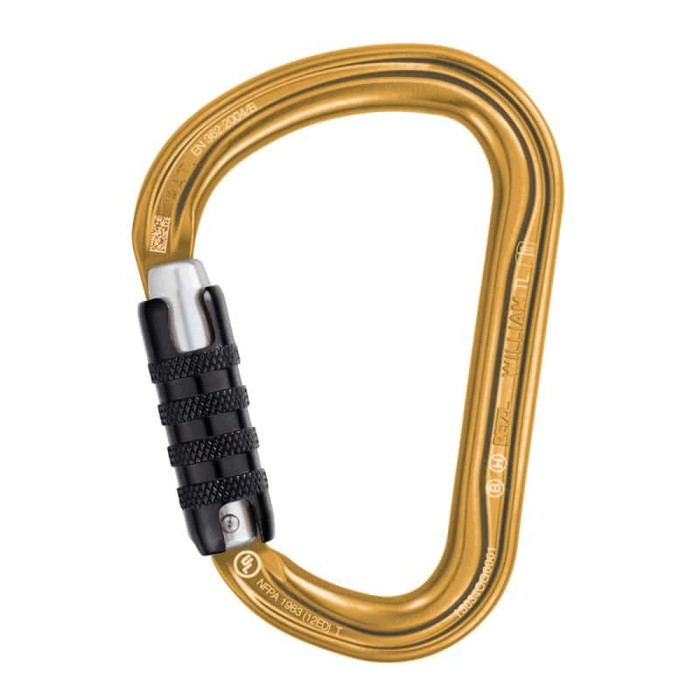 Карабин Petzl WILLIAM TRIACT-LOCK GOLD  