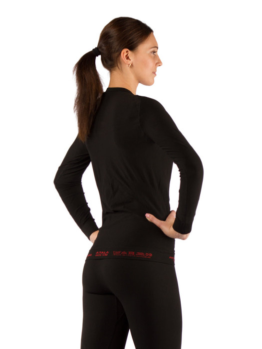 Футболка женская Lasting Atala, черная, S/M  