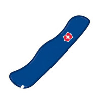 Накладка ручки ножа перед. blue with Logo red/white (111мм), VxC8902.9