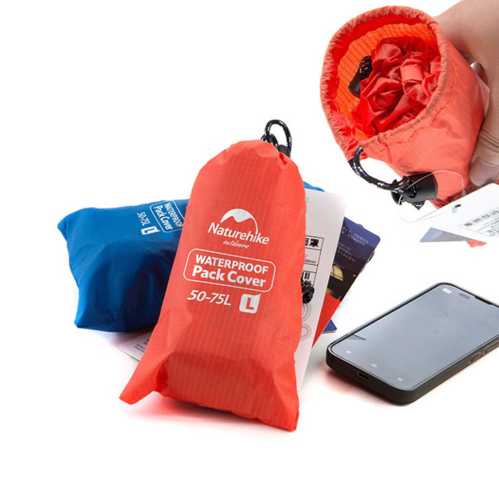 Накидка на рюкзак Naturehike L (50-70 л) blue NH15Y001-Z  