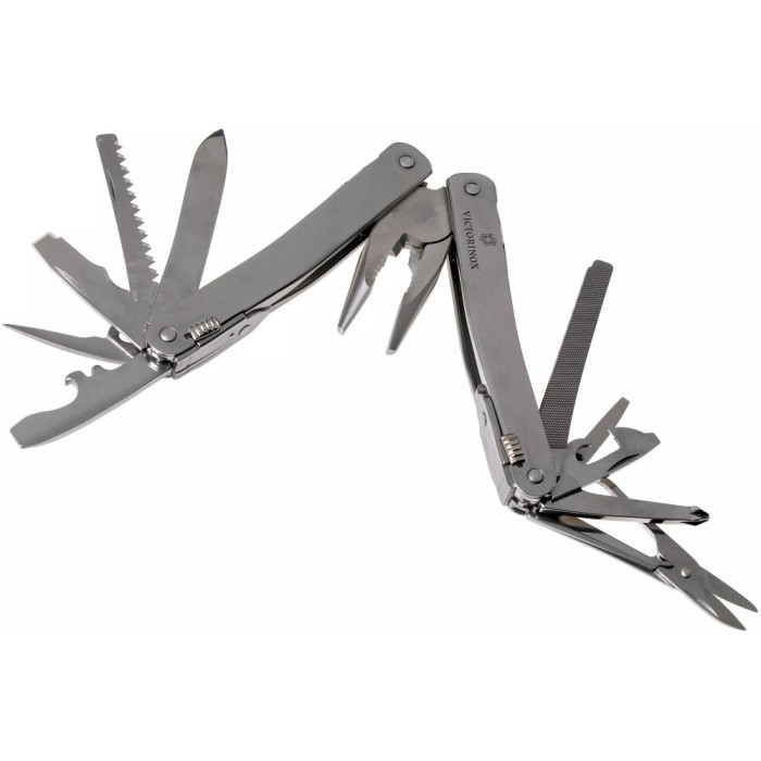 SWISSTOOL SPIRIT X  105мм/26функ+черн.нейлон.чехол /плоск/ножн/пила/напил/отверт  