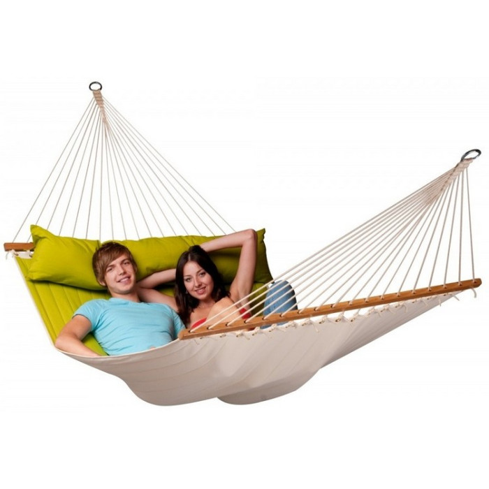 Гамак семейный с рейками La Siesta Alabama NQR14-41 avocado  