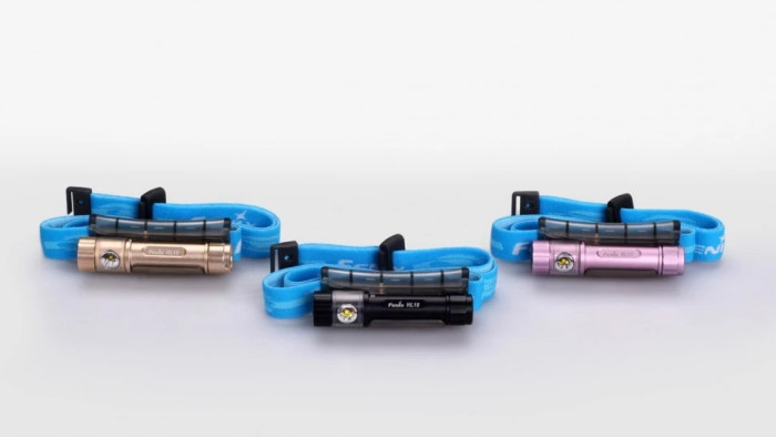 Налобный фонарь Fenix HL10, золотой  