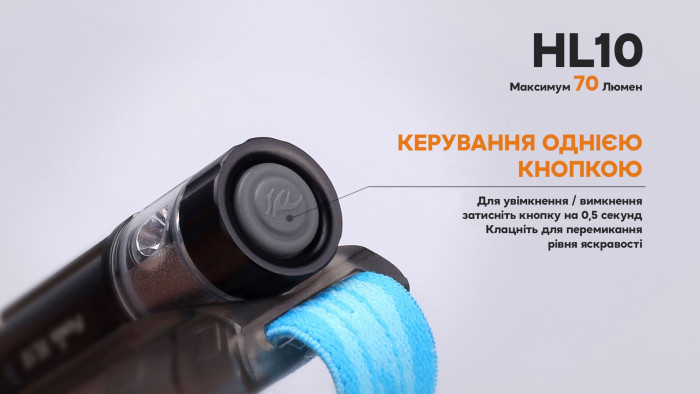 Налобный фонарь Fenix HL10, золотой  