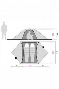 Палатка Hannah Eagle 2, treetop  