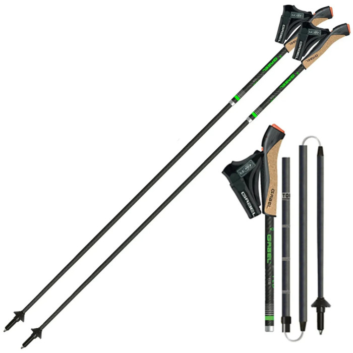 Палки для скандинавской ходьбы Gabel FLD Carbon 115 (7009400801150)  
