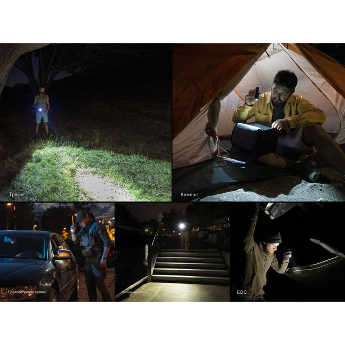 Фонарь тактический карманный Fenix PD26R ACE 1300 лм  