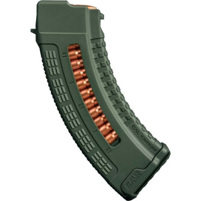 Магазин FAB Defense 762х39 полимерный с окном olive drab (umagakr30g)