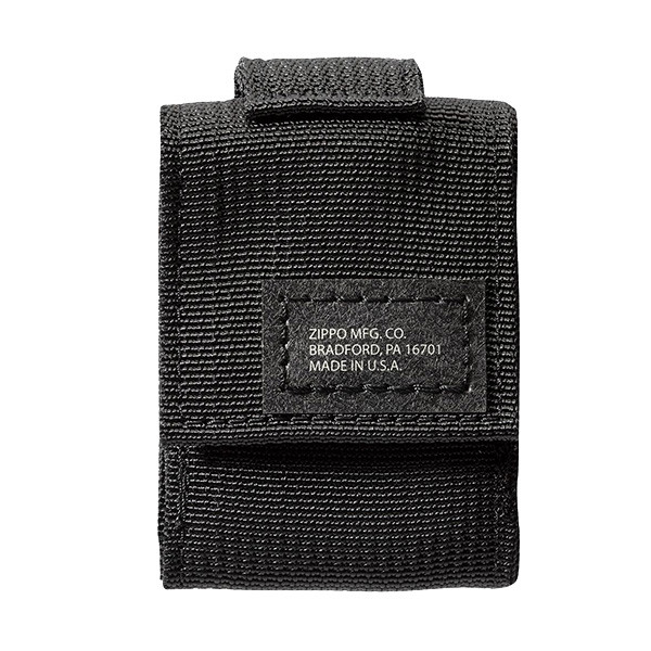 Зажигалка Zippo Blk Crackle Ltr Tactical Pouch Black GS (49402)  