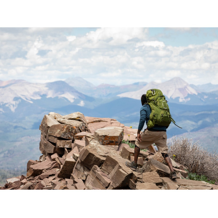 Рюкзак Osprey Aether 55 garlic mustard green - L/XL - зеленый  