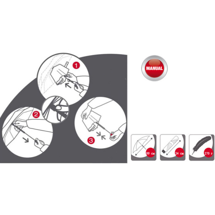 Зонт Knirps A.050 2Dance Honey Мех/Складной/8спиц /D99x24см