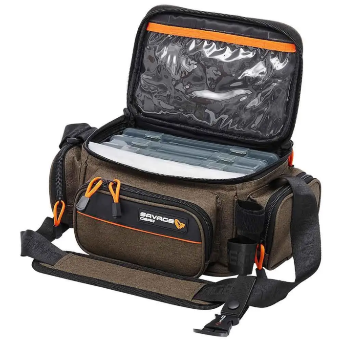 Сумка Savage Gear System Box Bag S 5.5L + 3 коробки и 5 зип-пакетов  