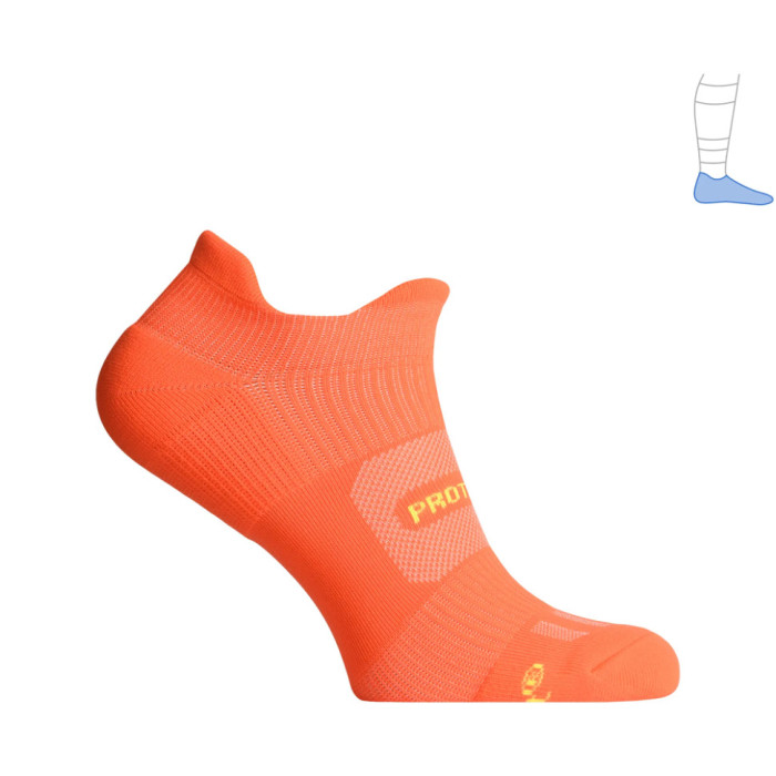 Функциональные носки Protector LowDry летние оранжевые S 36-39  