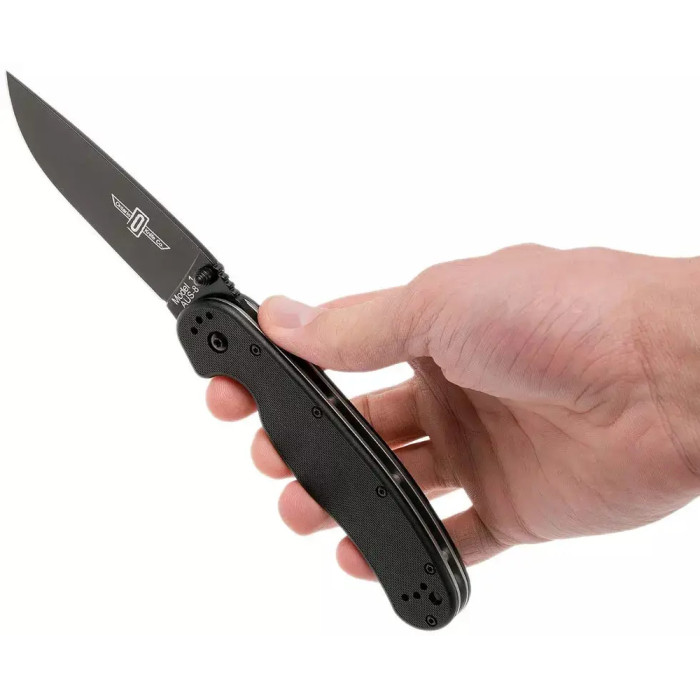 Нож Ontario Knife RAT I black  