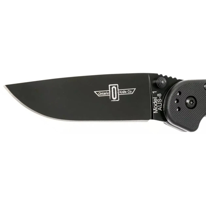 Нож Ontario Knife RAT I black  