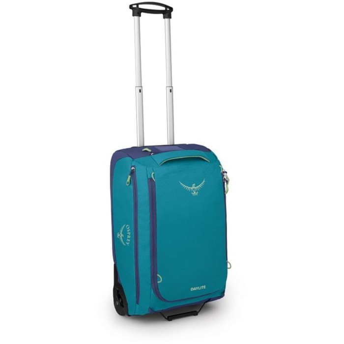 Сумка на колесах Osprey Daylite Carry-On Wheeled Duffel 40 blue spikemoss/alkaline - O/S - синий/бирюзовый  