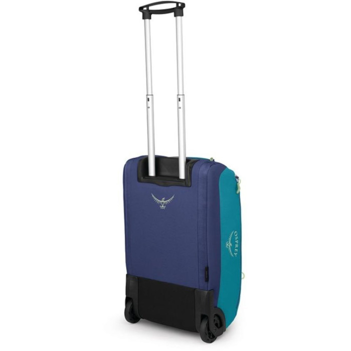 Сумка на колесах Osprey Daylite Carry-On Wheeled Duffel 40 blue spikemoss/alkaline - O/S - синий/бирюзовый  