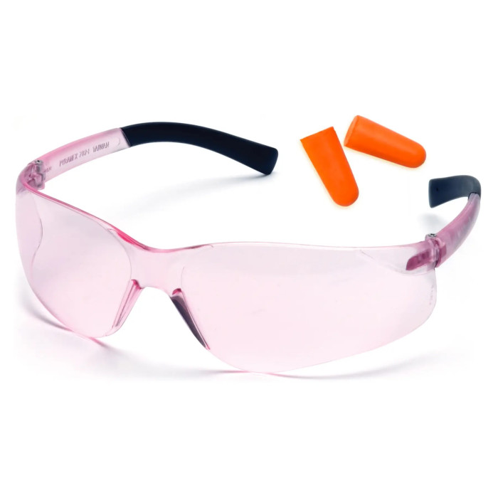 Защитные очки Pyramex Mini-Ztek (light pink) combo, розовые  