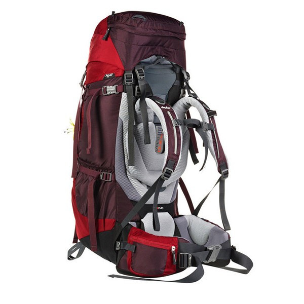 Рюкзак Deuter Aircontact SL, 60 + 10 л, aubergine-cranberry  