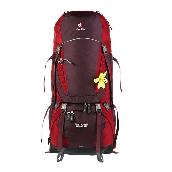 Рюкзак Deuter Aircontact SL, 60 + 10 л, aubergine-cranberry  