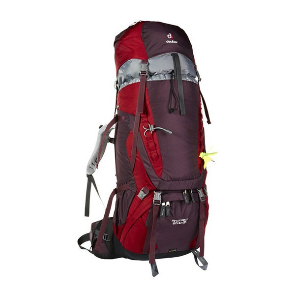 Рюкзак Deuter Aircontact SL, 60 + 10 л, aubergine-cranberry  