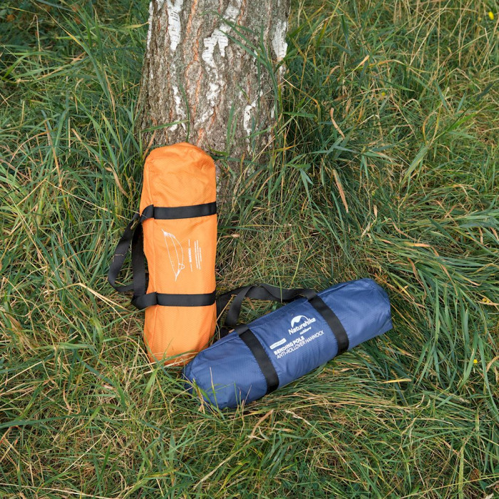 Гамак с дугами без опрокидывания Naturehike NH22DC008, темно-синий  