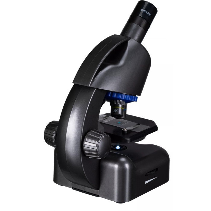 Микроскоп Bresser Junior CM-04 100x-900x Black с набором для опытов и адаптером для смартфона (14951) (931504)  